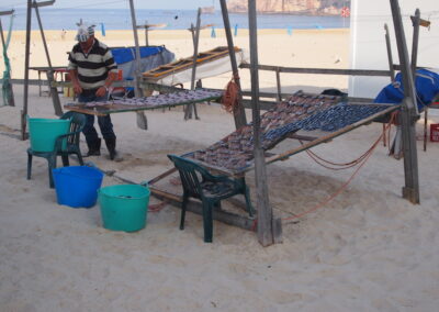 Fish drying at Nazare