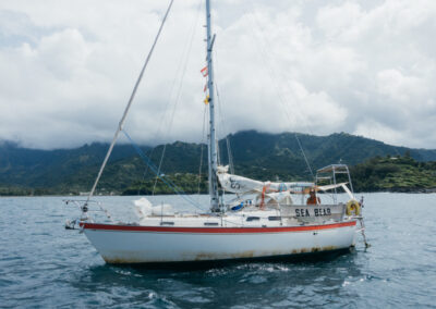 Sea Bear arriving Hiva Oa