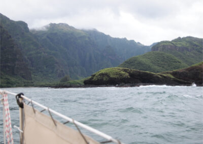 entrance to bay Taioa