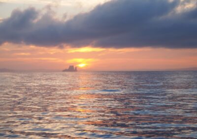 sunrise coast of San Cristobel